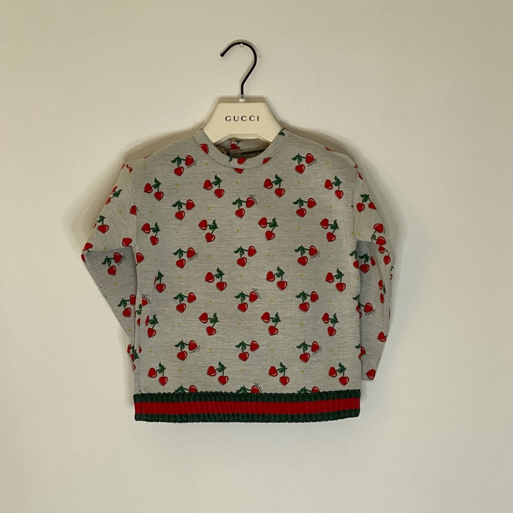 Gucci cherry inspired sweatshirt